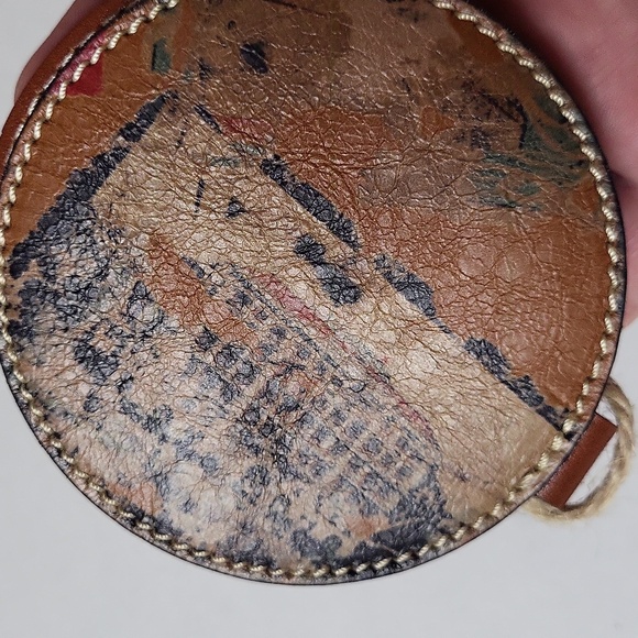 Patricia Nash Vintage Patch Turno Mirror - Picture 4 of 9